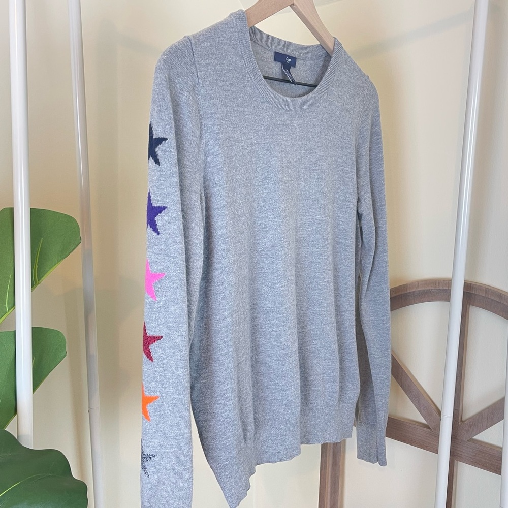 GAP Star Sleeve Sweater